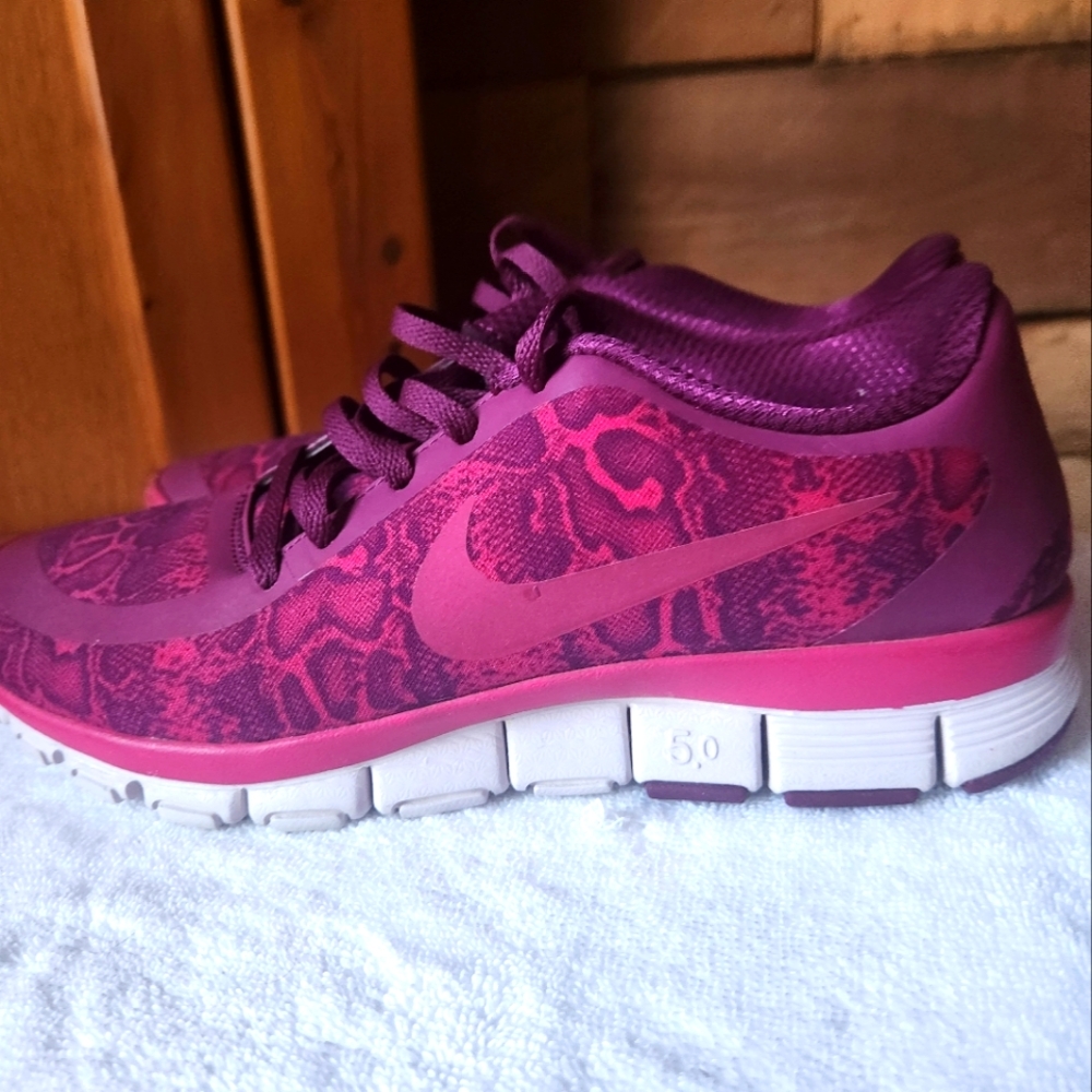 Nike Women's Free 5.0 V4 Running Athletic Shoes- Size 9.5-Mulberry - Picture 11 of 11